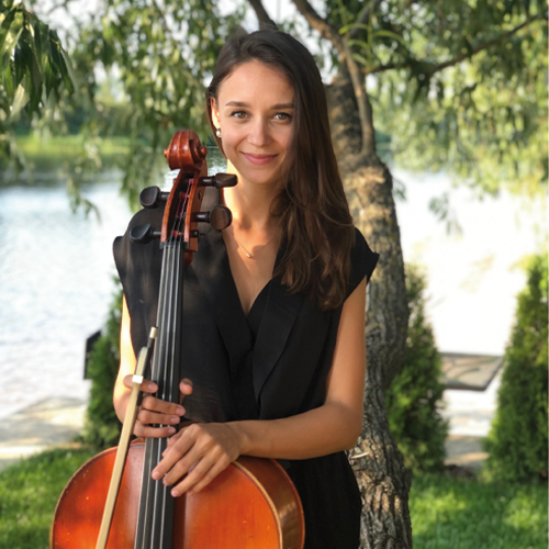 Yuliia Kuryliuk, violoncelle